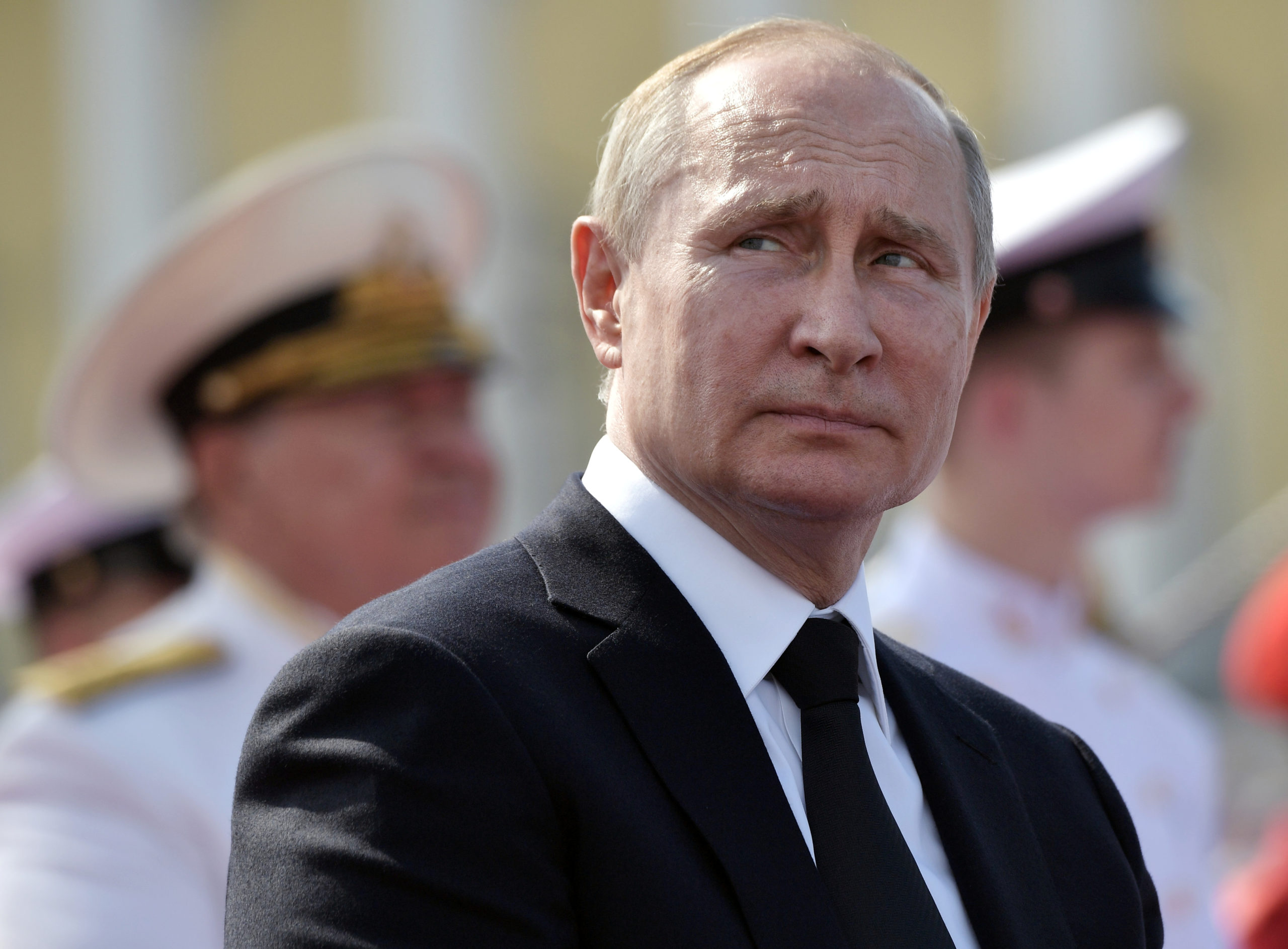 Presidente da Rússia, Vladimir Putin, assiste a parada militar em São Petersburgo
28/07/2019
Sputnik/Aleksey Nikolskyi/Kremlin via REUTERS