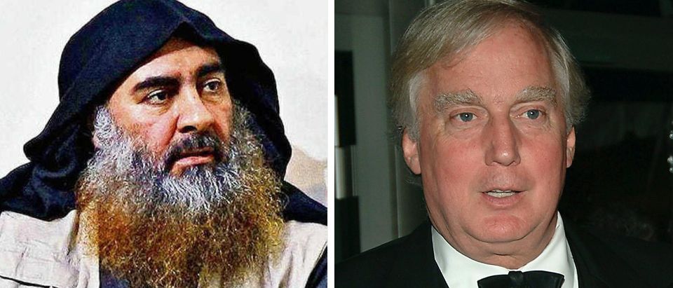 Abu Bakr al-Baghdadi e Robert Trump (Desiree Navarro/Getty Images)