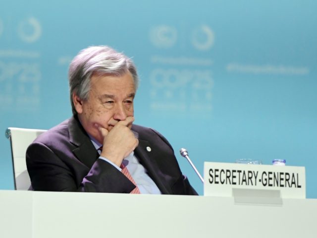 Secretário Geral da ONU, Antonio Guterres (CRISTINA QUICLER/via Getty)
