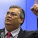 O ministro da Justiça e Segurança, Flávio Dino, fala à imprensa  no Palácio da Justiça