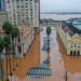 Porto Alegre, 03/05/2024, Prefeitura de Porto Alegre a esquerda e o Mercado Municipal a direita, alagados, após chuva intensa. Foto: Gilvan Rocha/Agência Brasil